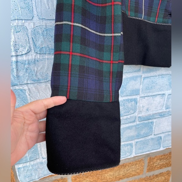 Peggy Jennings tartan plaid wool riding jacket size medium - Picture 6 of 12